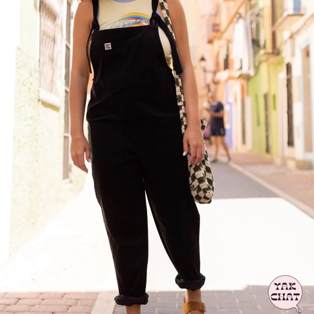 Lucy and Yak Original Dungaree in Sailor Blue: organic corduroy!
